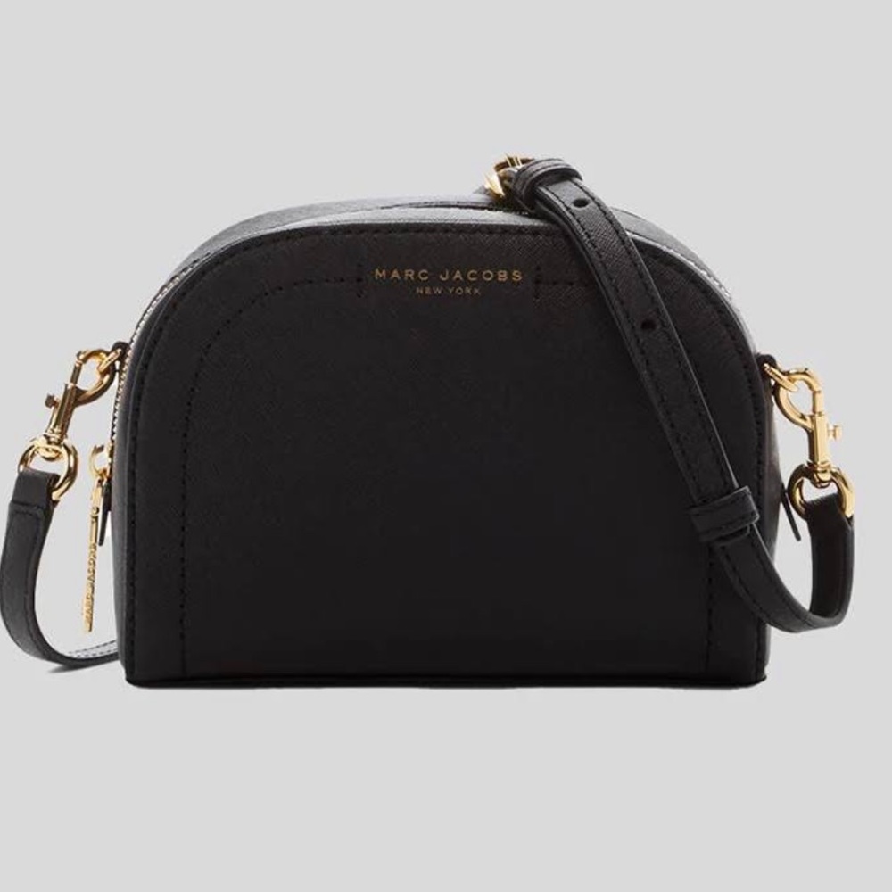 Marc Jacobs playback leather crossbody bag black